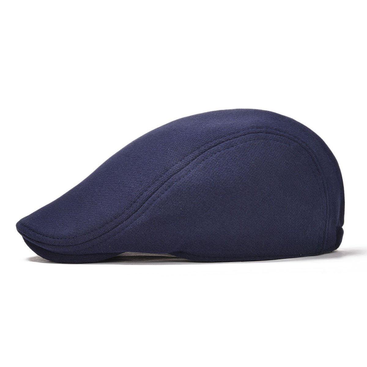 FEINION Men Cotton Newsboy Cap Soft Fit Cabbie Hat