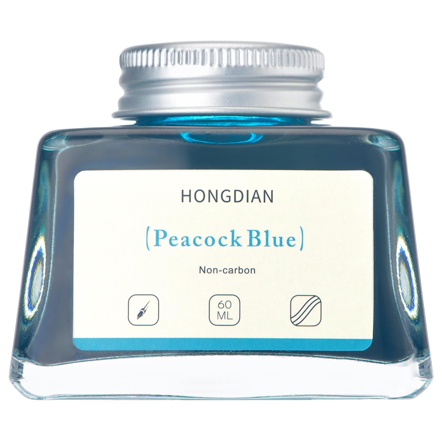 Asvine Hongdian Fountain Pen Bottled Ink Black, 60ml Fountain Pen Bottled Ink, Non Carbon
