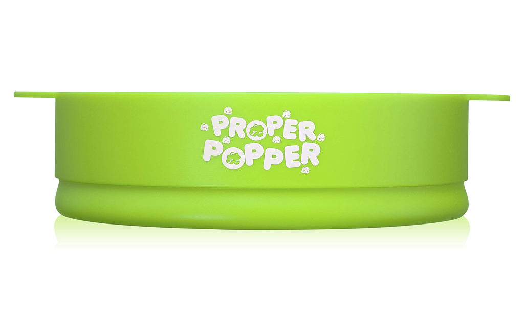 The Original Proper Popper Microwave Popcorn Popper, Silicone Popcorn Maker, Collapsible Bowl BPA Free & Dishwasher Safe - (Aqua)