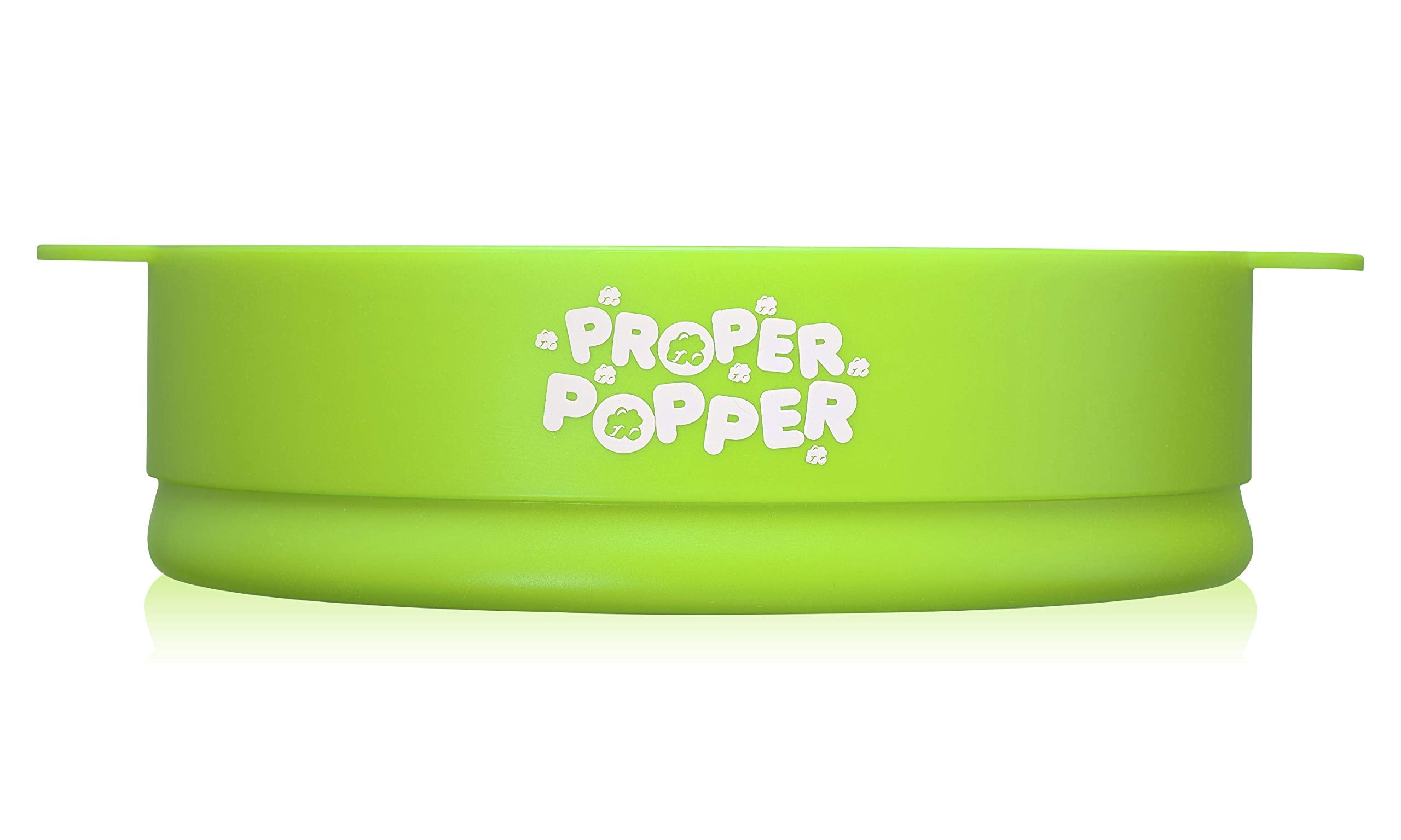 The Original Proper Popper Microwave Popcorn Popper, Silicone Popcorn Maker, Collapsible Bowl BPA Free & Dishwasher Safe - (Aqua)