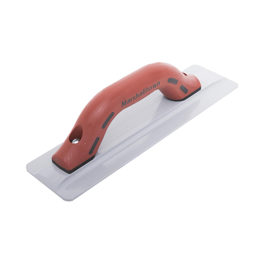 MARSHALLTOWN 12 Inch Beveled End Mag Float, DuraSoft Handled Cast Magnesium Blade, Assembled in USA, Concrete Hand Tool, 142D