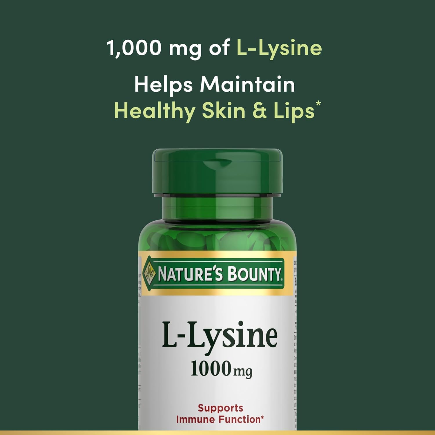 Nature's Bounty L-Lysine, 1000mg, 60 Tablets