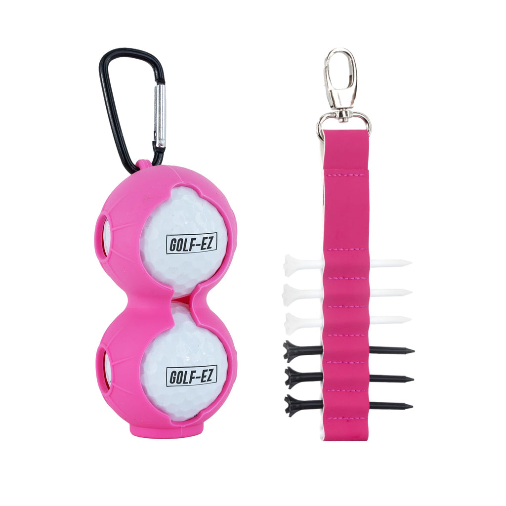 Golf Essentials Kit | Must-Have Accessories – Water Brush, Towel, Club Brush, Ball Marker, Divot Repair Tool, Ball & Tee Holder, Golf Gifts for Men & Women