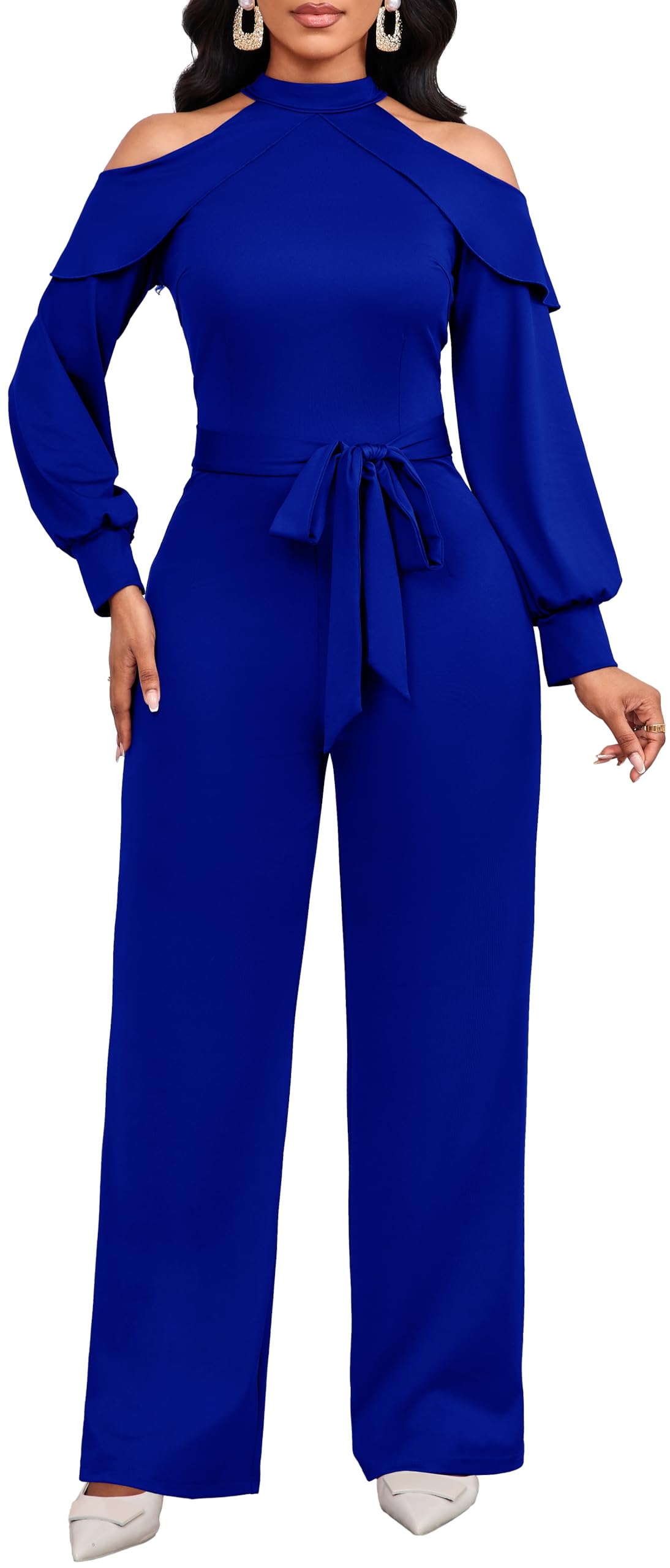 Jumpsuit for Women Sexy Elegant Long Straight Pants Cocktail Printing Jumpsuits Party Club with Zipper