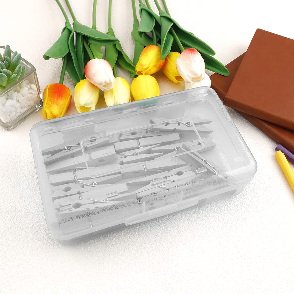 Pencil Case, Pencil Box, Clear Pencil Case, 3 Pack Plastic Pencil Case, Large Capacity Pencil Case, Crayon Box with Snap-tight Lid Stackable Design, Plastic Storage Box for School Office Supplies