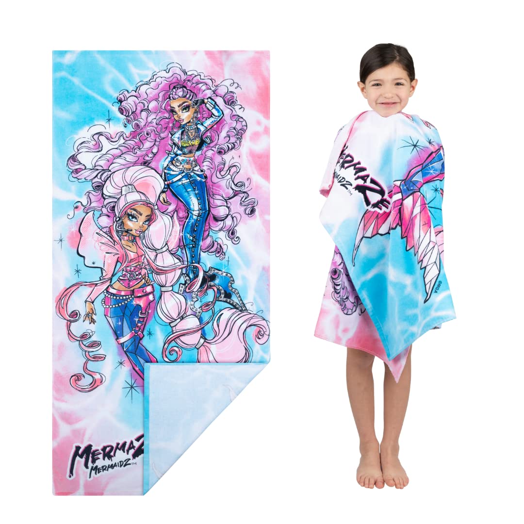 Barney Classic Kids Super Soft Cotton Bath/Pool/Beach Towel, 58 in x 28 in, (Offical Licensed Product) By Franco