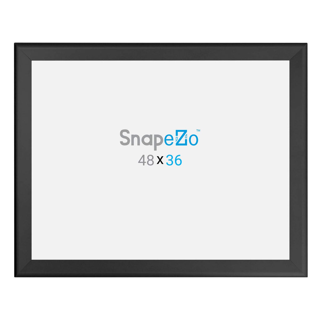 SnapeZo Movie Poster Frame 27x40 Inches, Black 1.7 Inch Aluminum Profile, Front-Loading Snap Frame, Wall Mounting, Wide Series for One Sheet Movie Posters