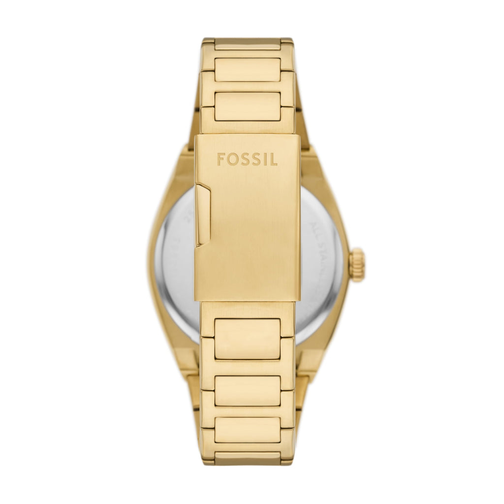 Fossil Men's Everett Quartz Stainless Steel Watch, Three-Hand Watch for Men
