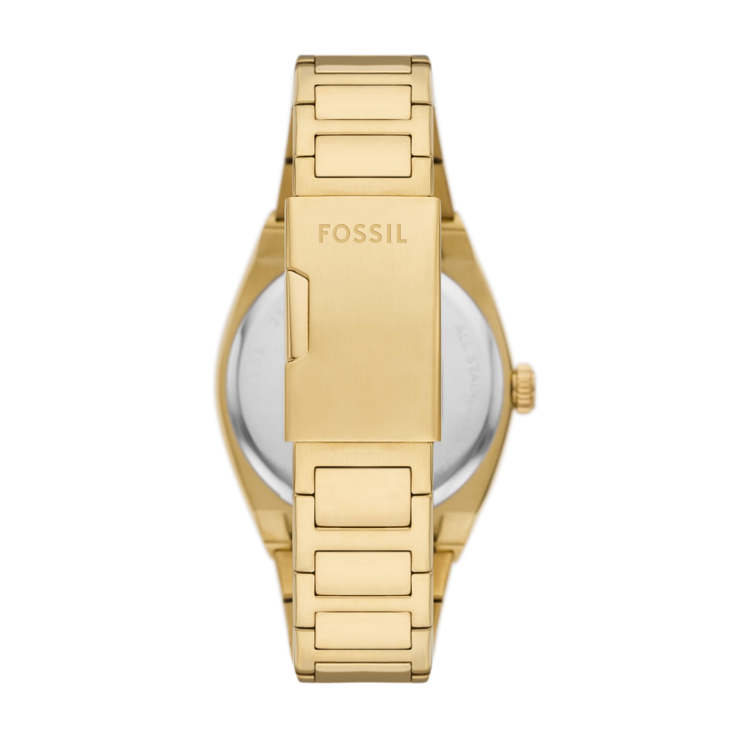 Fossil Men's Everett Quartz Stainless Steel Watch, Three-Hand Watch for Men