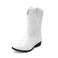 DREAM PAIRS Cowgirl Cowboy Western Boots Girls Mid Calf Riding Shoes Little Kid/Big Kid