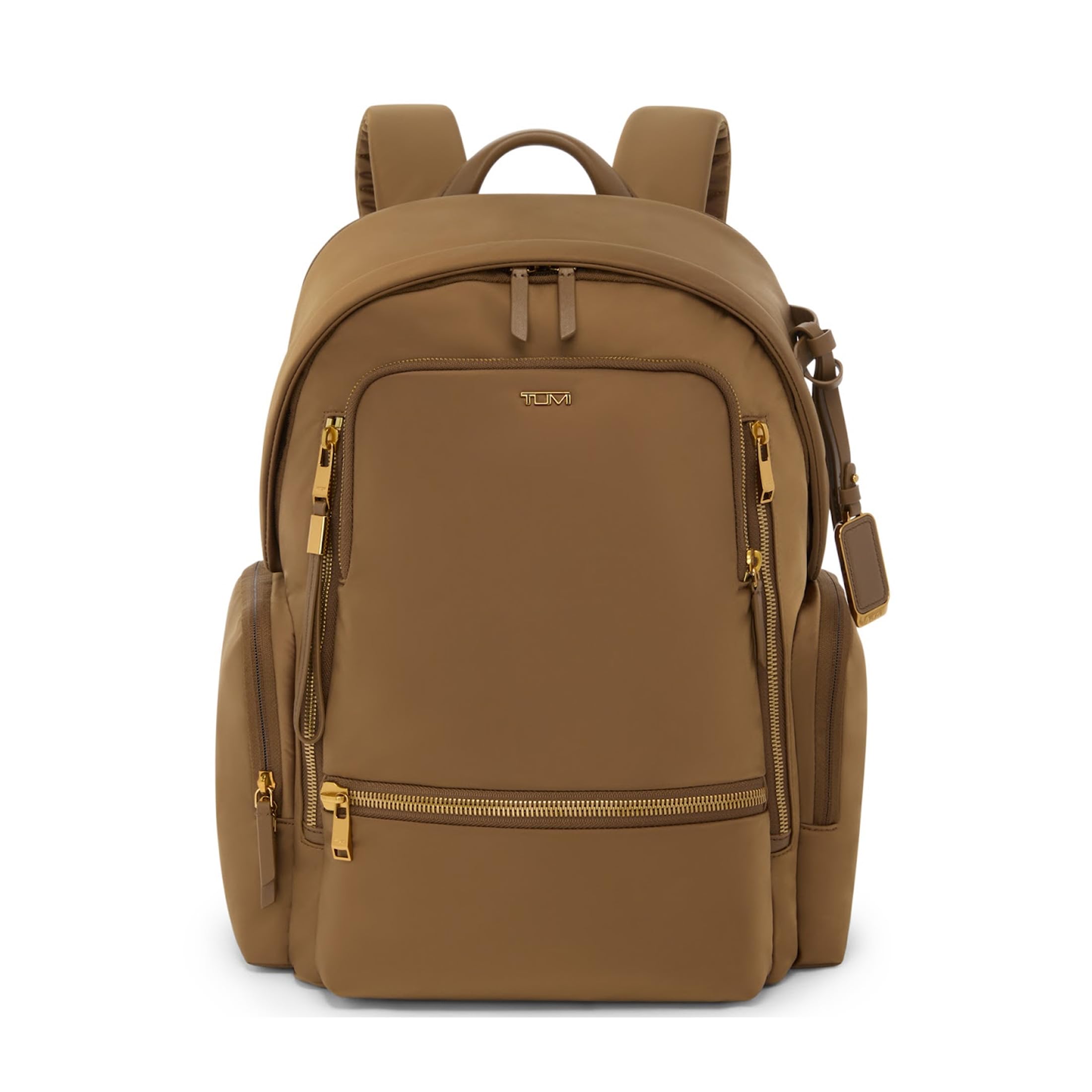TUMI - Voyageur Celina Backpack - Women's Work and Travel Bag - 16.0" X 10.6" X 6.5" - Holds Up to 16" Laptop - Black & Gold Hardware