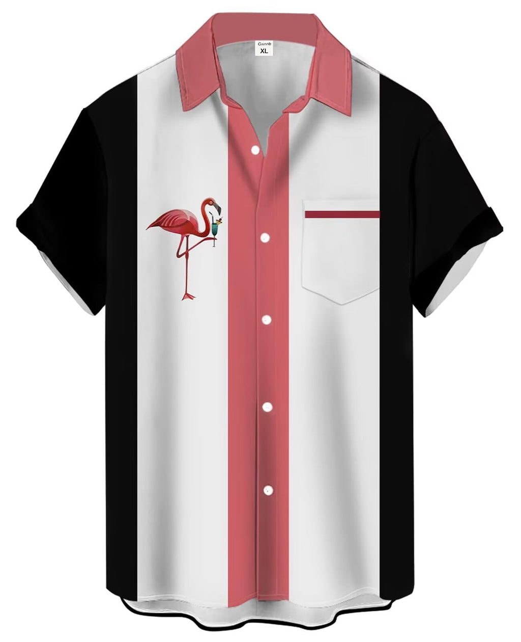 Bowling Shirts for Men Print Short Sleeve Regular Fit Hawaiian Casual Button Down Beach Shirts