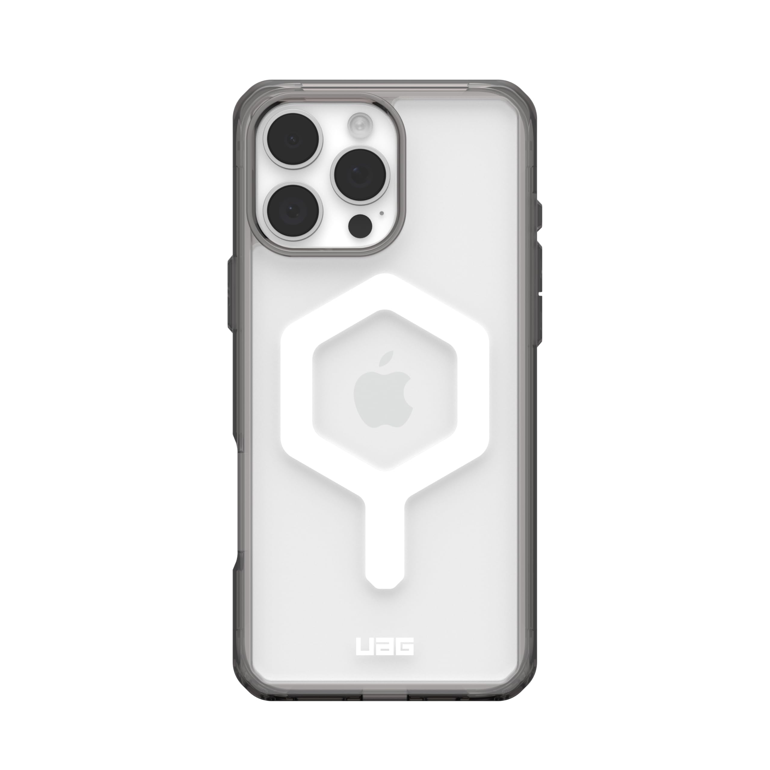 URBAN ARMOR GEAR UAG Designed for iPhone 16 Pro Max Case 6.9" Plasma XTE - Compatible with MagSafe Charging & Kickstand Rugged Shockproof Anti-Slip Military Grade Protective Cover, Black/Clear