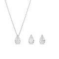 Swarovski Attract Jewelry Set Collection, Blue Crystals, Clear Crystals