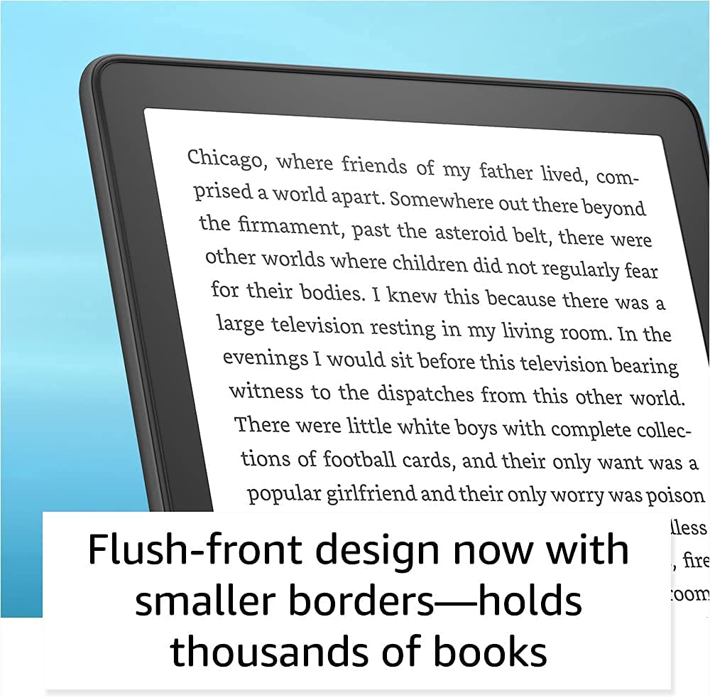 Amazon Kindle Paperwhite (8 GB) – Now with a larger display, adjustable warm light, increased battery life, and faster page turns – Black