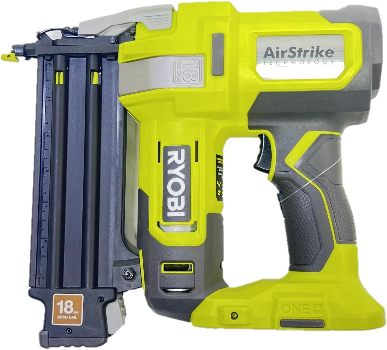 Ryobi 18V ONE+ 18-Gauge Cordless Airstrike Brad Nailer (Tool Only) P321