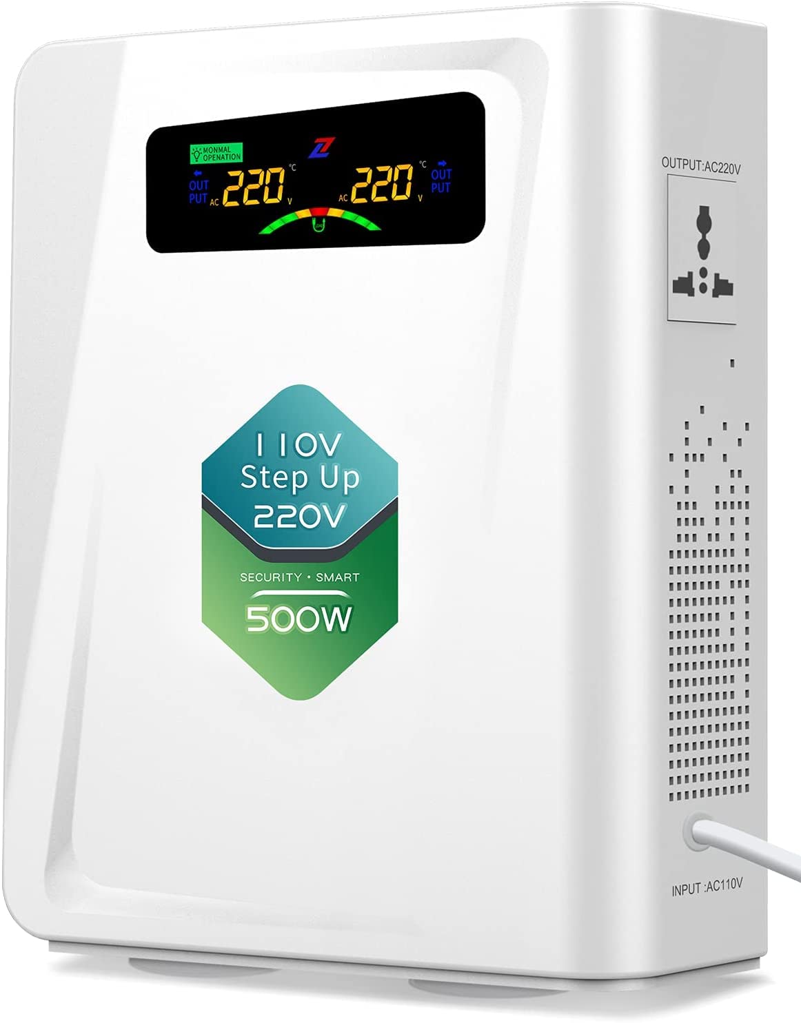 220v to 110v Step Down Transformer 1000W Power Voltage Converters, No Noise, Ten Protection Functions, Suit for Coffee Machines, Rice Cookers and Other US Appliances Used in Europe