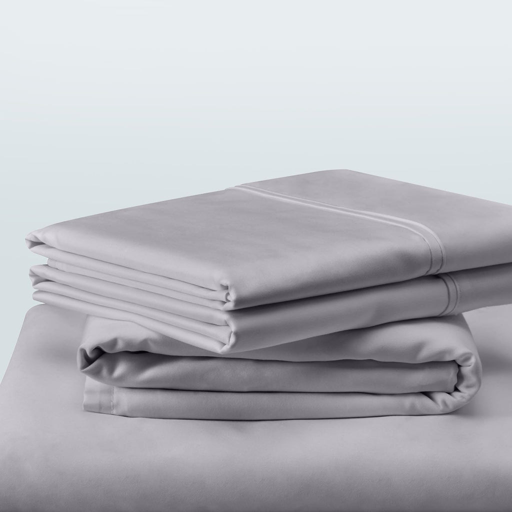 TEMPUR Classic Cotton Sheet Set Cool Gray - Twin