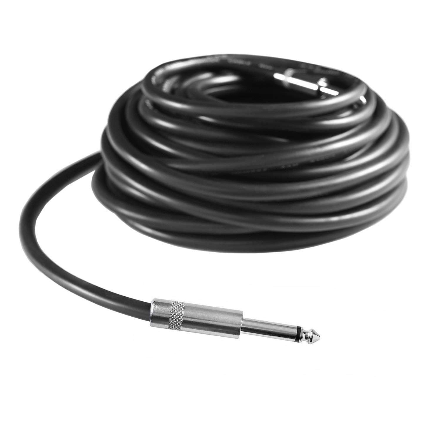 2Pcs 3 Feet Professional Speaker Cables, Pair 3 ft 12 Gauge 1/4 Inch Male Audio Amplifier Connection Heavy Duty Cord Wire