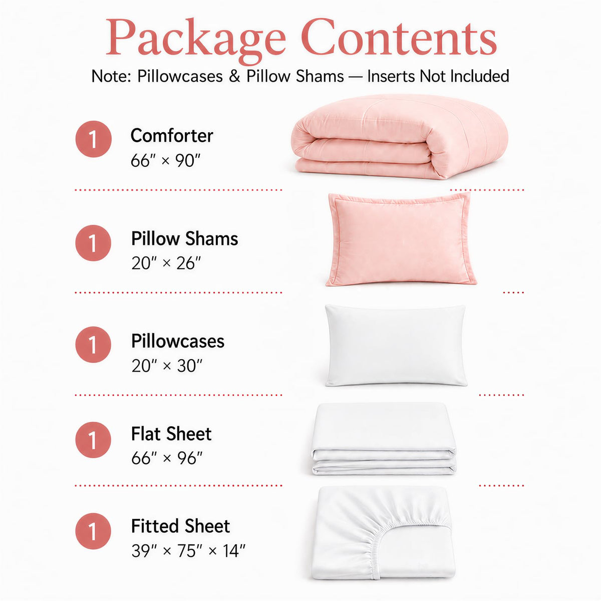 Beige Twin Comforter Set with Sheets - 5 Pieces Bed in a Bag Twin