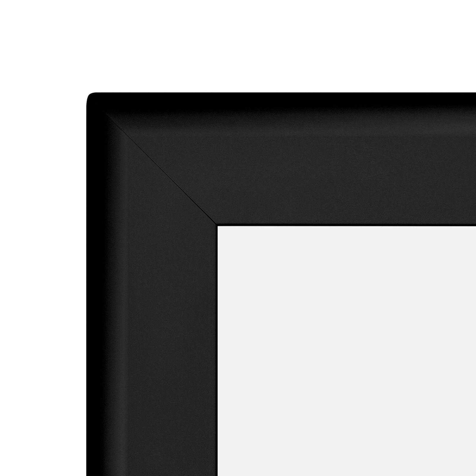 SnapeZo Movie Poster Frame 27x40 Inches, Black 1.7 Inch Aluminum Profile, Front-Loading Snap Frame, Wall Mounting, Wide Series for One Sheet Movie Posters