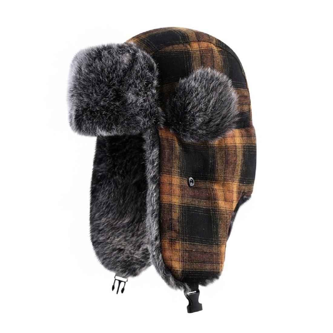 ASWER Trapper Warm Russian Trooper Hat Winter Skiing Cap Women Men Windproof