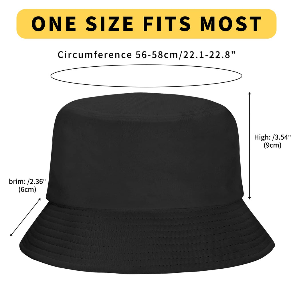 Rosoz 1 & 2 Pack Bucket Hat for Women Men Summer Travel Beach Sun Hat Outdoor Cap Unisex Bucket Hats