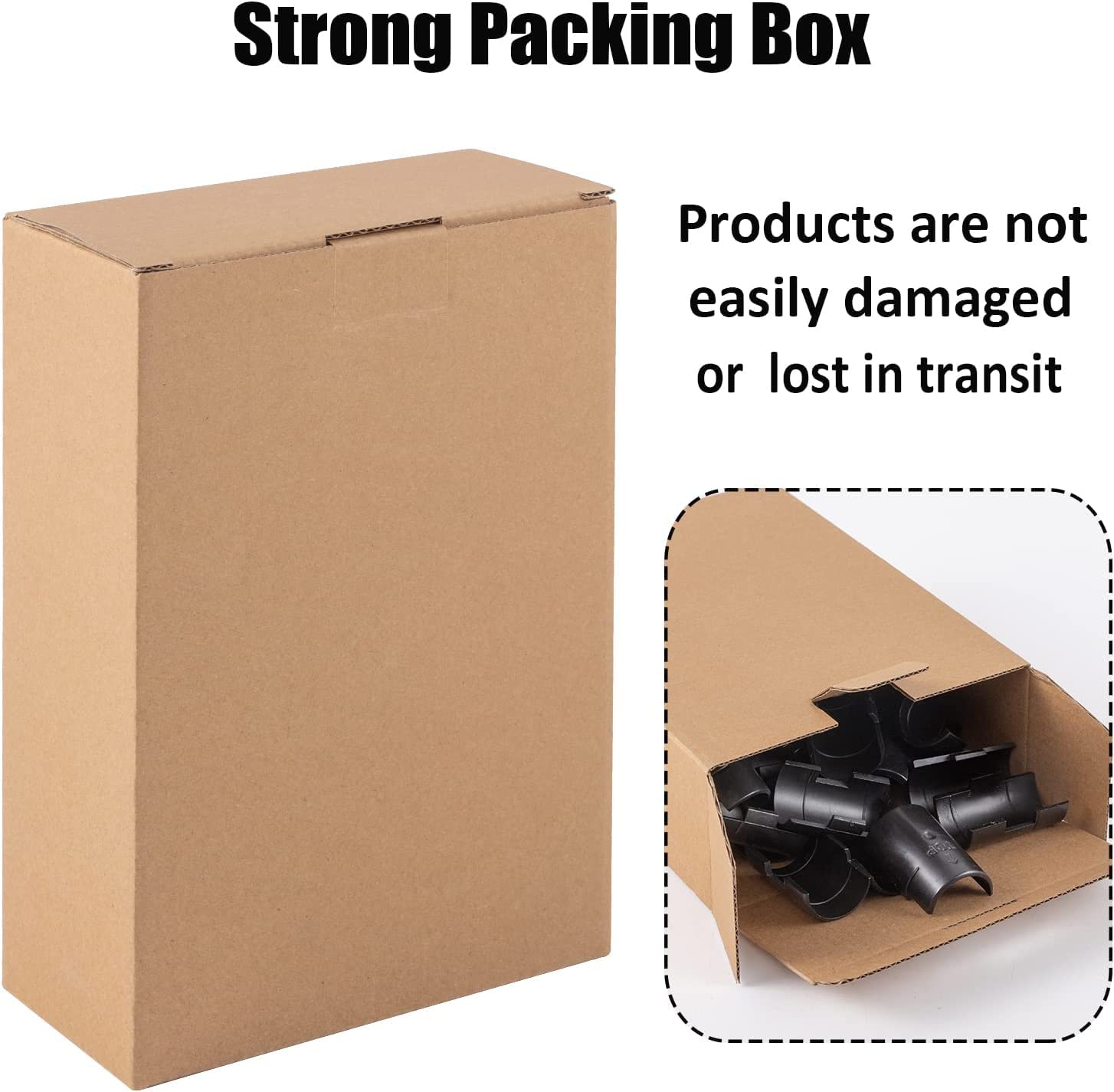 8 Wire Shelving Shelf Lock Clips for 1" Post - 4 Pairs of Shelving Sleeves Replacements for Wire Shelving System Plastic Accessories Parts