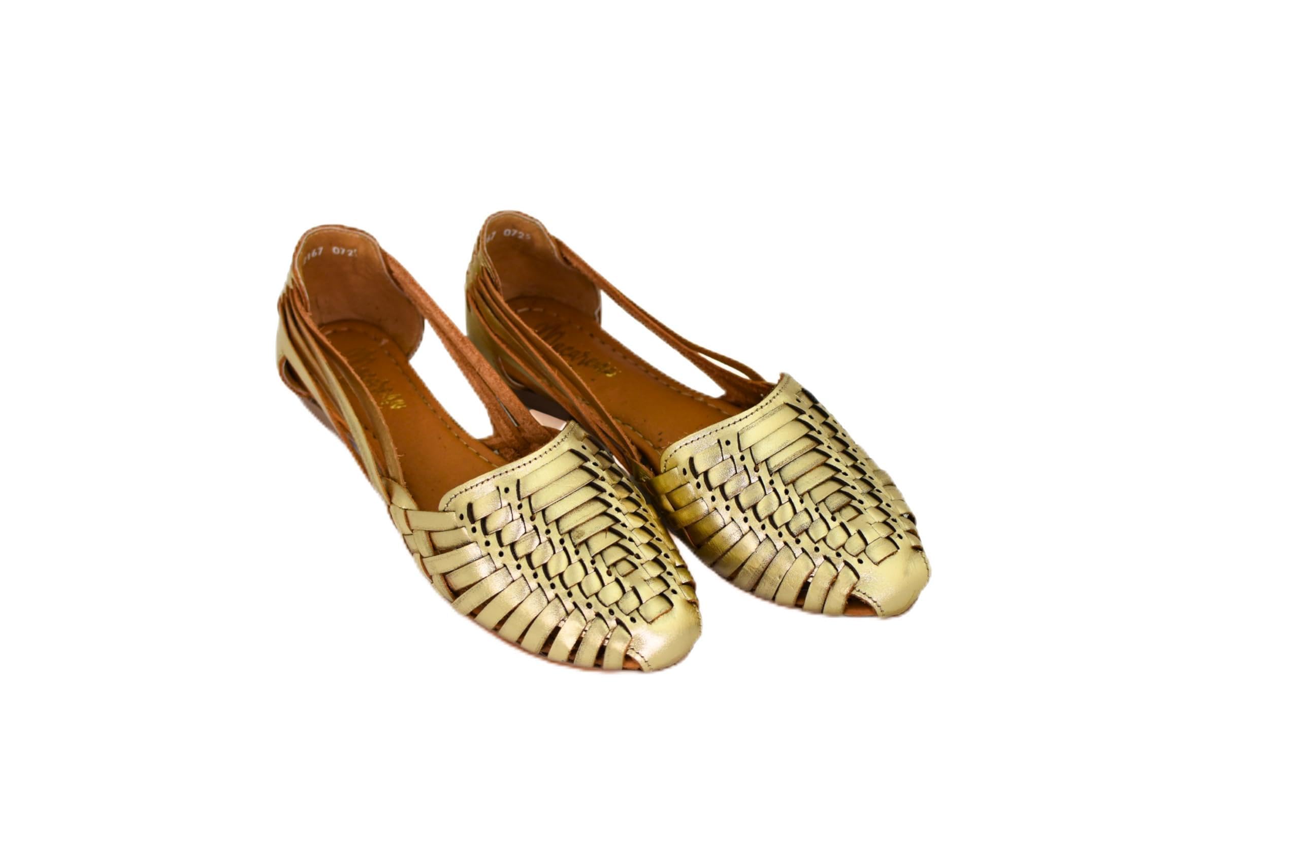 Macarena Collection Womens Shoes Leather Sandals for Women | Huarache Handmade Mexican Sandals | Comfortable & Stylish Womens Sandals 2167