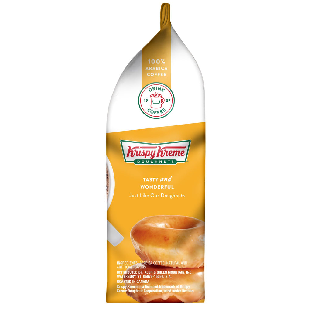 Krispy Kreme Doughnuts, Classic, Ground Coffee, Medium Roast, Bagged 12oz
