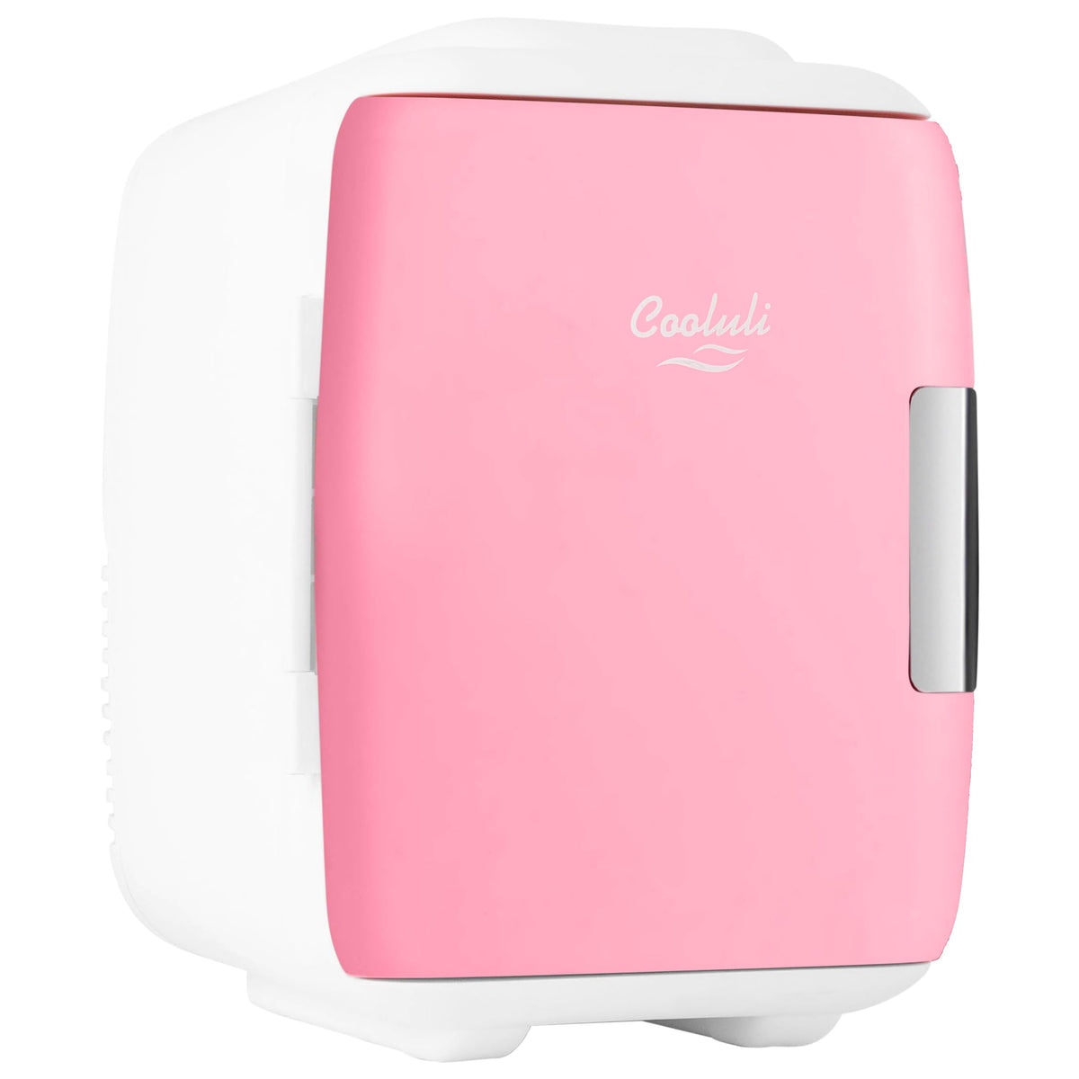 Cooluli Mini Fridge for Bedroom - Car, Office Desk & Dorm Room - Portable 4L/6 Can Electric Plug In Cooler & Warmer for Food, Drinks, Skincare Beauty & Makeup - 12v AC/DC & Exclusive USB Option, Black