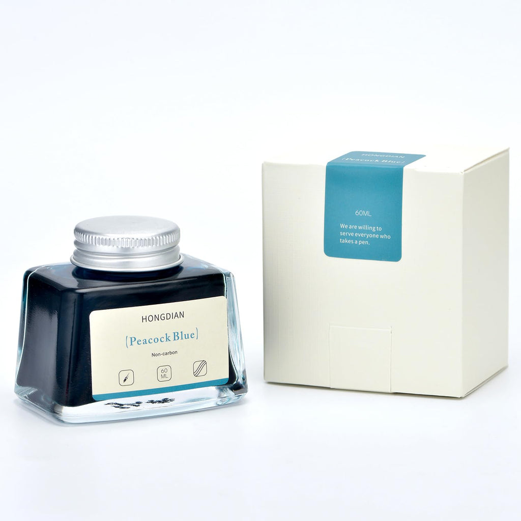 Asvine Hongdian Fountain Pen Bottled Ink Black, 60ml Fountain Pen Bottled Ink, Non Carbon
