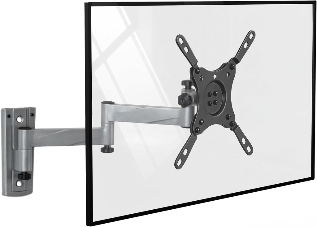 Mount-It! Locking RV TV Mount with Dual Wall Plates & Quick Release | Full Motion Rust-Resistant Aluminum Arm for Indoor & Outdoor Use in Camper, Trailer, RV | 13-42 Inch Screens, VESA 200 Compatible