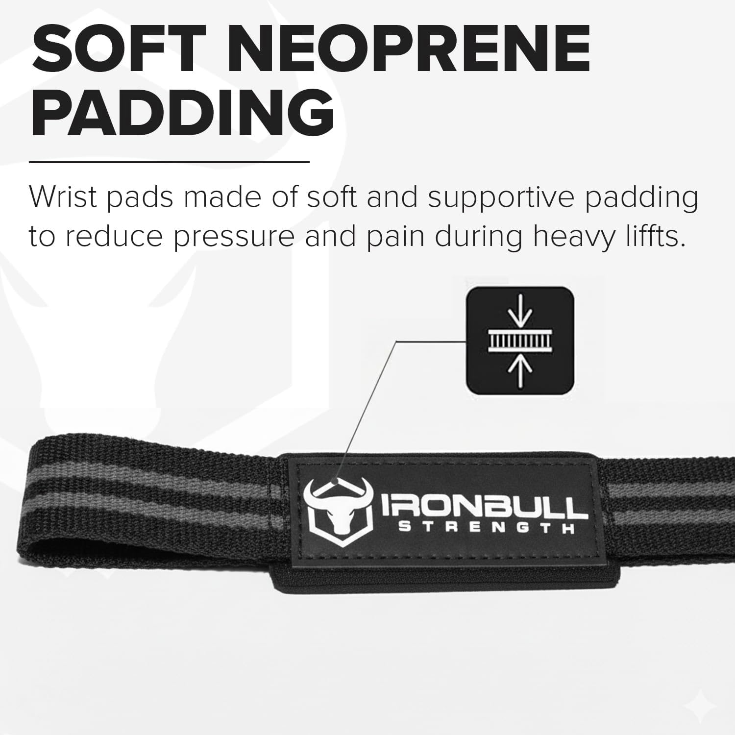 Lifting Wrist Straps for Weightlifting (1 Pair) – Padded Lifting Straps for Deadlifts, Powerlifting, Strength Training & Bodybuilding – Gym Straps for Men & Women