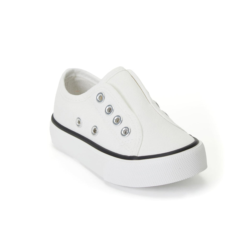FabKids Kids Sneakers Boys Girls Canvas Shoes Slip On Low Top Footwear for Toddler Little Kid Big Kid