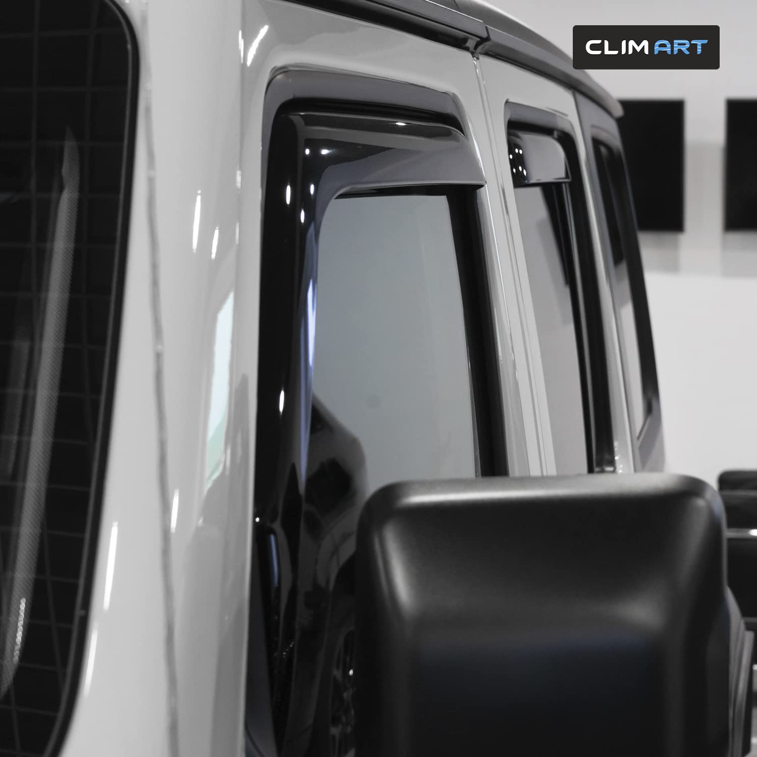 CLIM ART in-Channel Incredibly Durable Rain Guards for Honda Accord 2013-2017 Sedan, Original Window Deflectors, Vent Window Visors, Vent Deflector, 4 pcs. - 613274