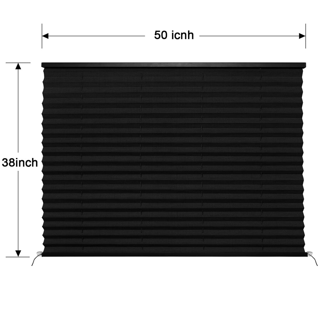 NOVINO RV Blinds Shades for Camper Window,RV Shades Pleated Camper Blinds for Travel Trailer Motor Coach Motorhome Window-14 W x 24" L