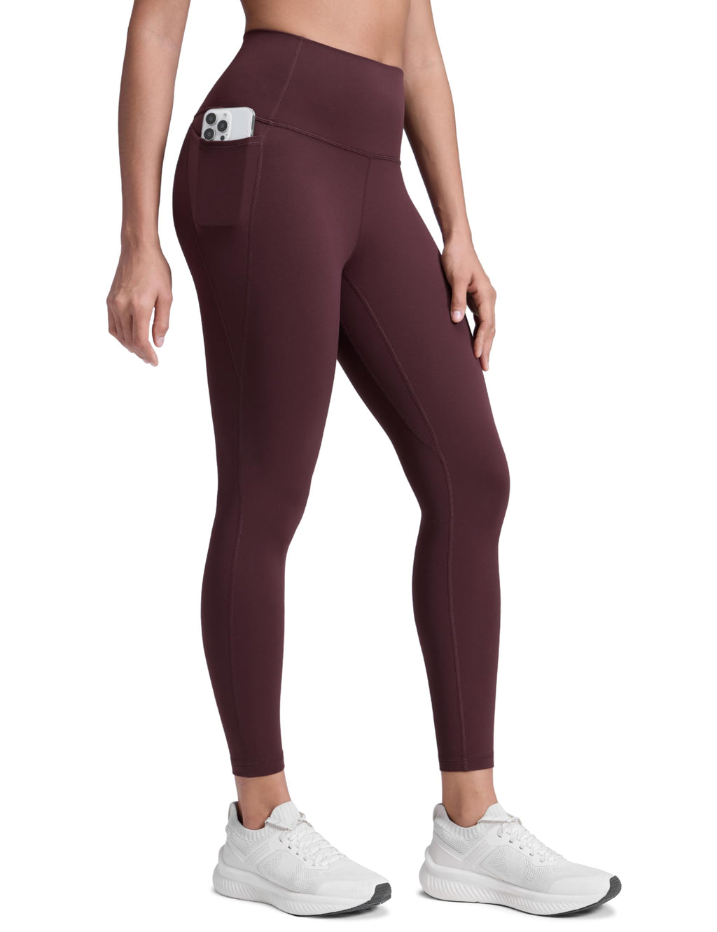 CRZ YOGA Butterluxe Workout Leggings Pockets 25'' - High Waisted Gym Womens Yoga Pants Buttery Soft