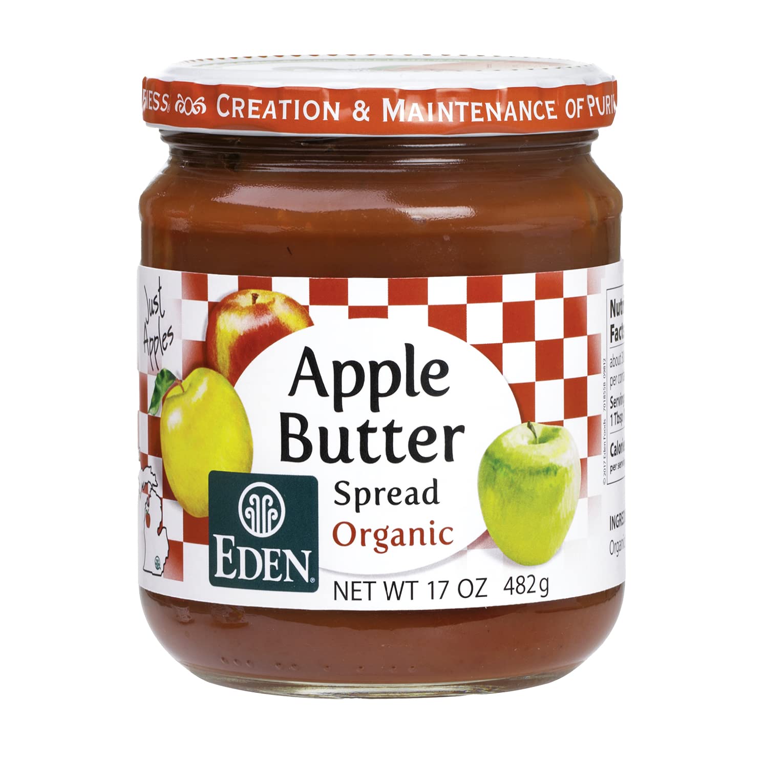 Eden Foods Organic Apple Butter, 17 OZ