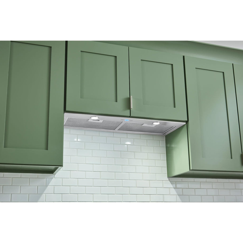 Broan Nu-Tone Broan-NuTone BBN1243SS Custom Built Insert with 2-Speed Exhaust Fan and Light, 300 Max Blower CFM, Stainless Steel, 24-Inch Range Hood Power Pack