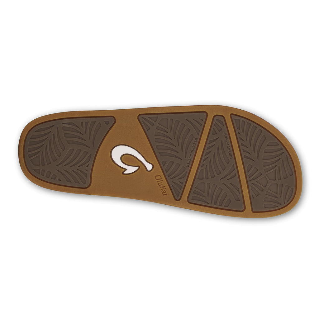 OluKai Kipe'a Olu Women's Slide Sandal, Premium Leather, Relaxed & Dressy Design For Any Occasion, All-Day Comfort & Fit
