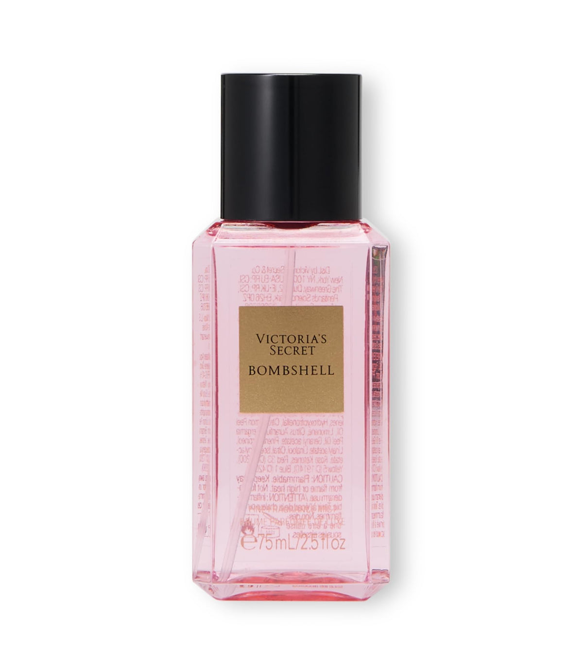 Victoria's Secret Bare Fragrance Mini Mist, notas de sándalo australiano, mandarín de Madagascar y violeta egipcia, spray corporal para mujer (2.5 onzas)