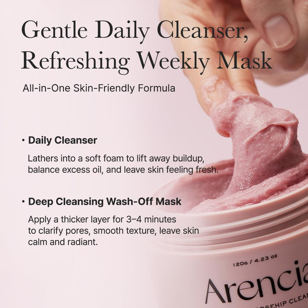 Arencia Calendula Rice Mochi Fresh Cleanser - Moisturizing & Deep-Cleansing (1.76oz)