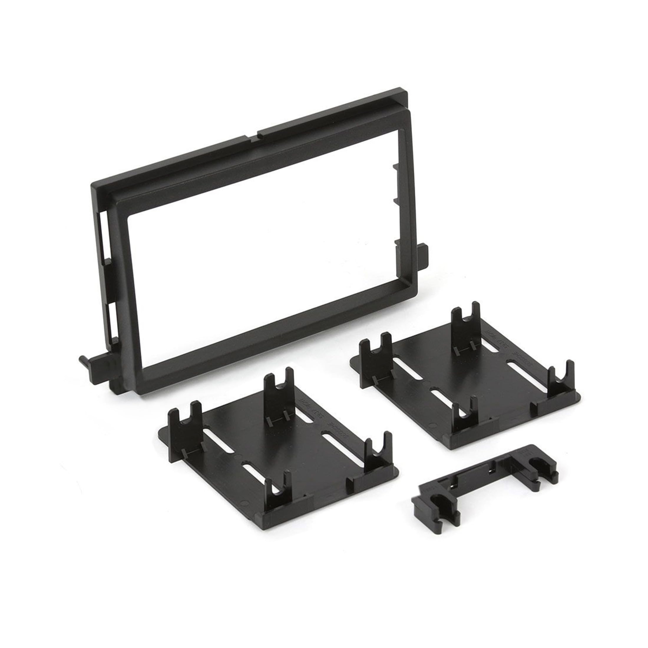 Scosche ICFD6BN Double DIN Radio Installation Dash Kit Compatible with Select 2007-2010 Ford and Mercury Vehicles - Complete Basic Aftermarket Car Stereo Install Kit - See Fit Guide Image for Vehicles
