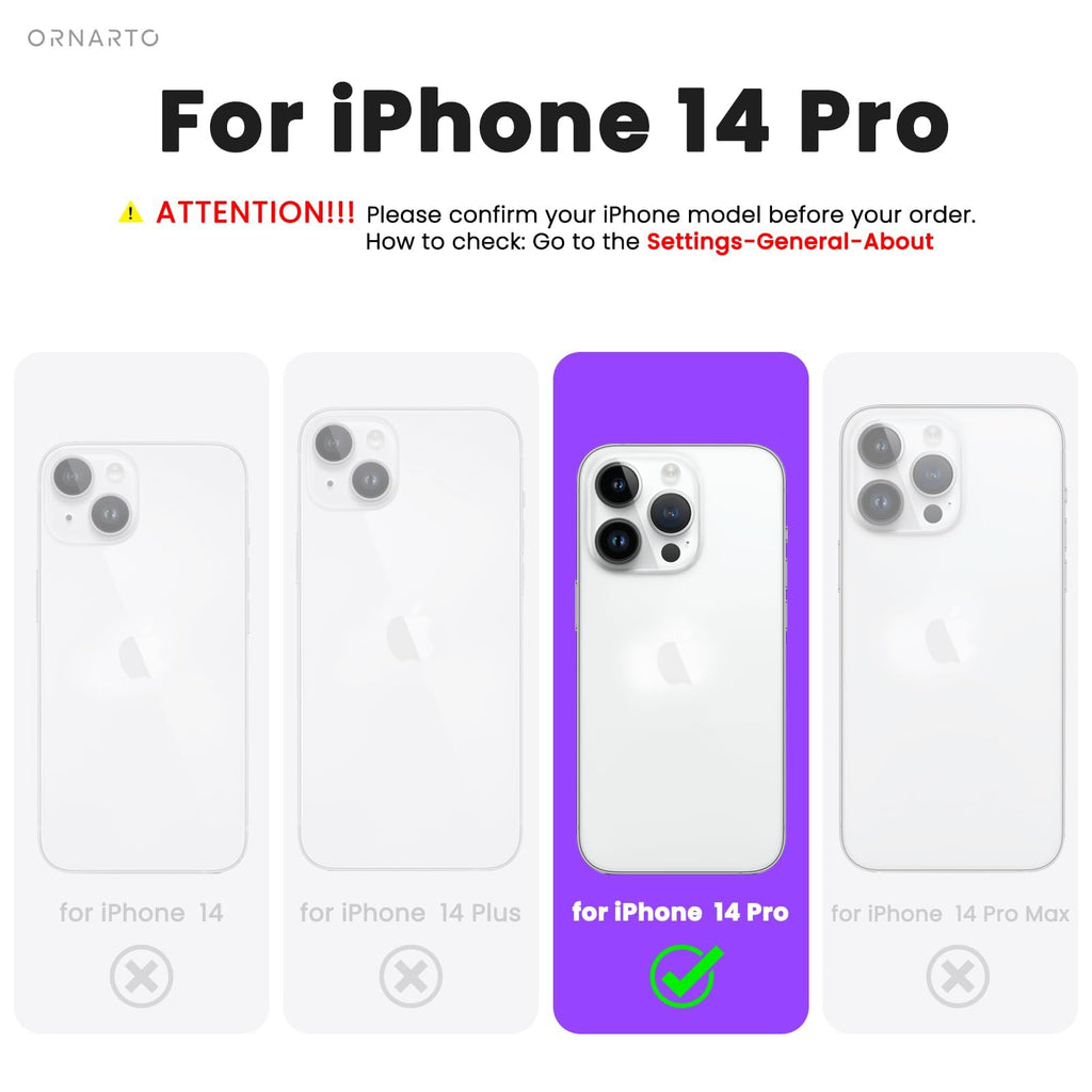 ORNARTO Compatible with iPhone 14 Pro Case 6.1, Slim Liquid Silicone 3 Layers Full Covered Soft Gel Rubber Phone Case Protective Cover with Microfiber Lining 6.1 inch-Baby Blue