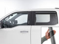 WeatherTech Custom Fit Side Window Deflectors for Ford F-150, F-150 Lightning, F-150 Raptor - (801025IM-81765IM), Dark Tint