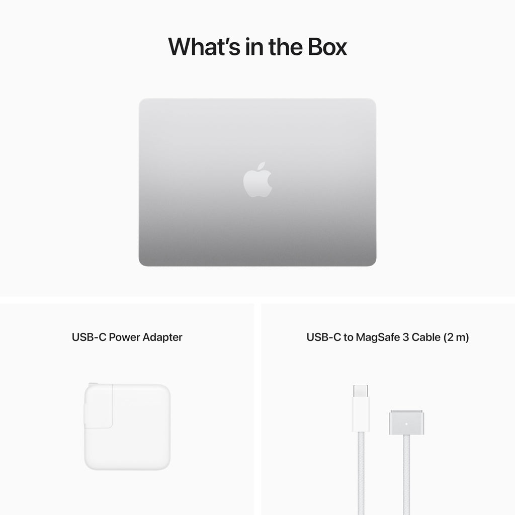 Apple 2022 MacBook Air Laptop with M2 chip: Built for Apple Intelligence, 13.6-inch Liquid Retina Display, 8GB RAM, 512GB SSD Storage, Backlit Keyboard, 1080p FaceTime HD Camera; Silver