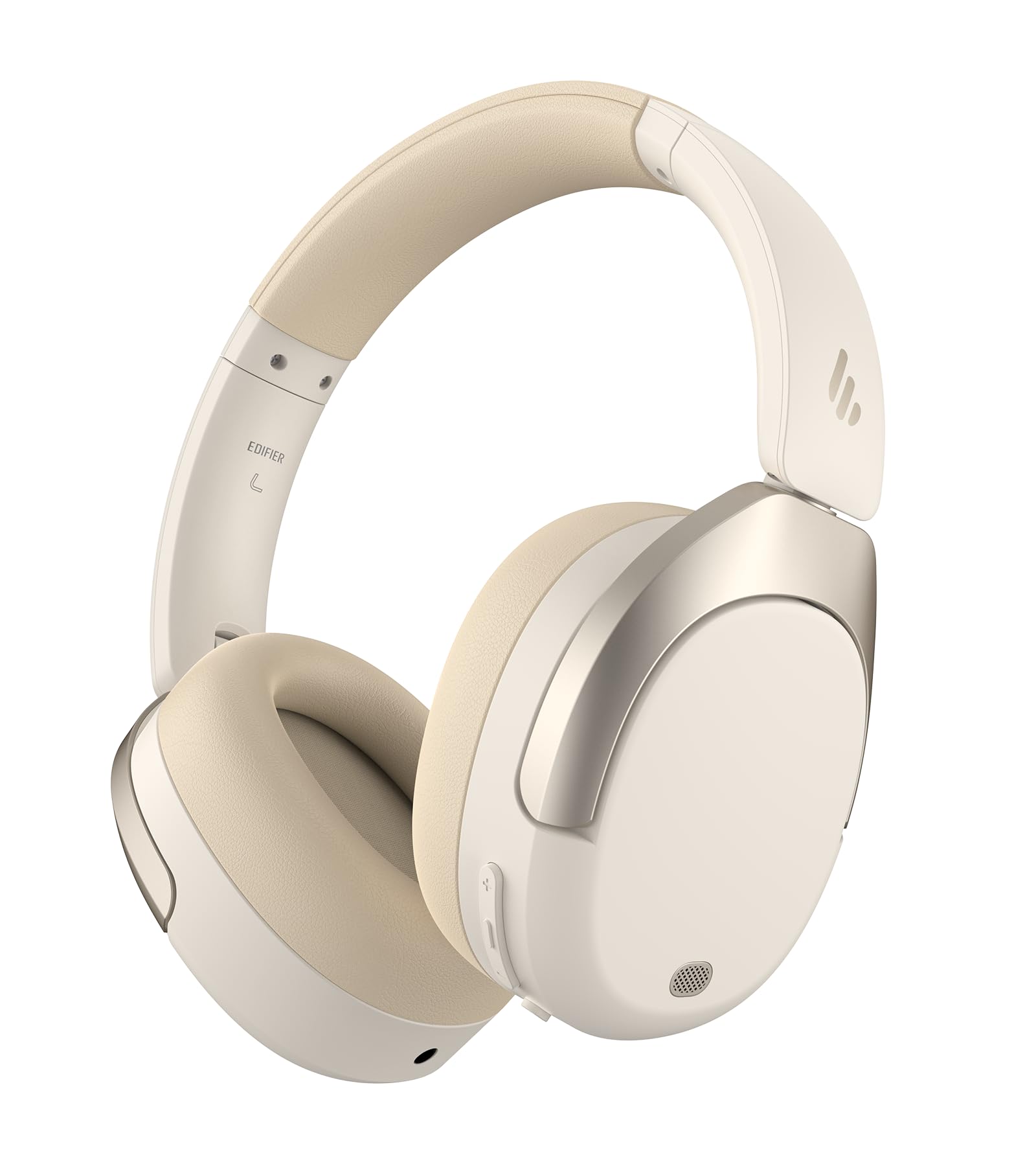 Edifier W830NB Wireless Over Ear Headphones with -45dB Active Noise Cancelling, 94H Playtime, LDAC Hi-Res Sound, Spatial Audio, Fast Charging, Multipoint Connection, Bluetooth V5.4 - Black