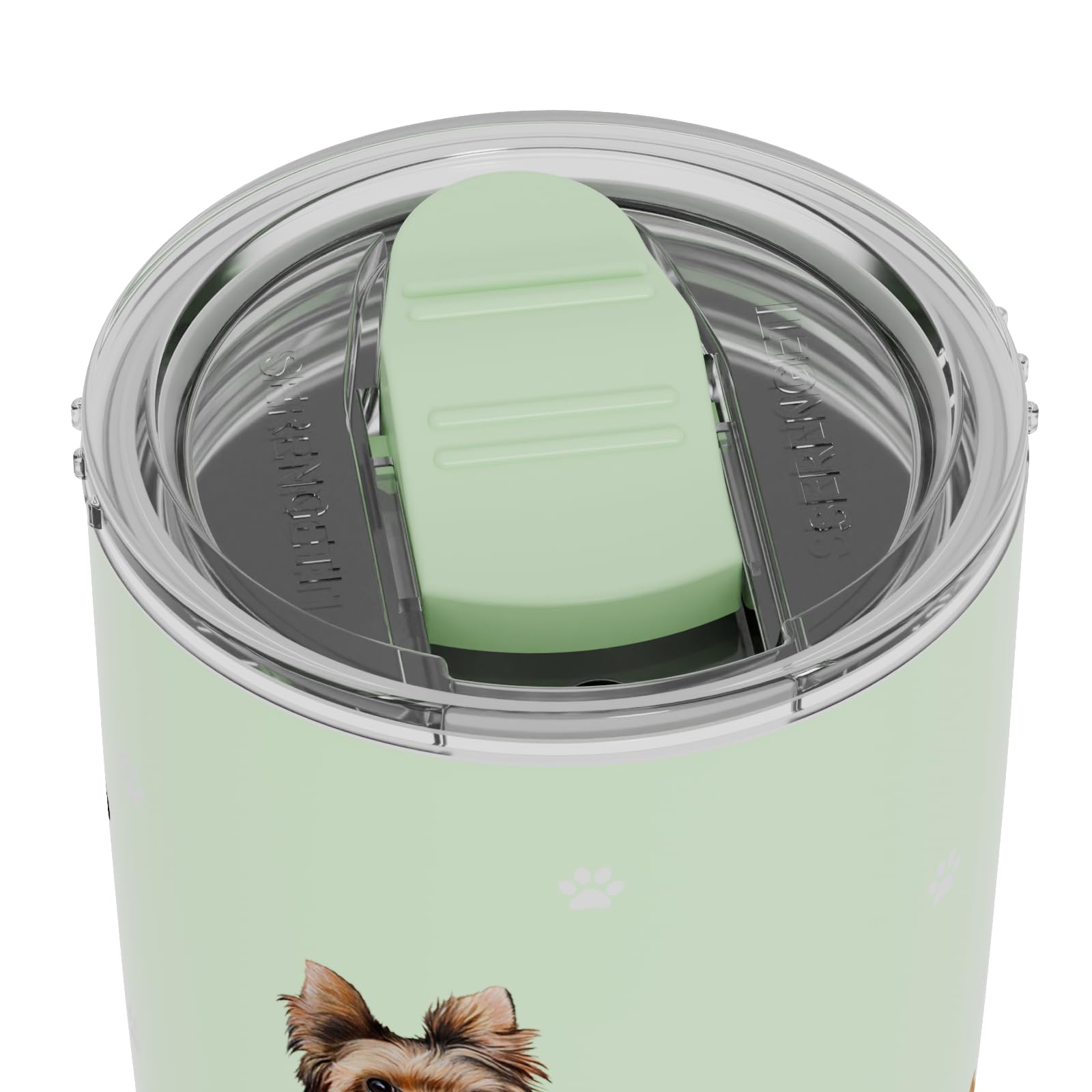 SERENGETI Australian Shepherd 20 Oz. Stainless Steel, Vacuum Insulated Tumbler with Spill Proof Lid - 3D Print - Insulated Travel mug for Hot or Cold Drinks (Australian Shepherd Tumbler)