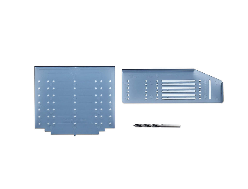 Ravinte Cabinet Door & Drawer Hardware Installation Template Kit Include Drill Bit Mounting Template for Cabinet Knob, Cabinet Pulls